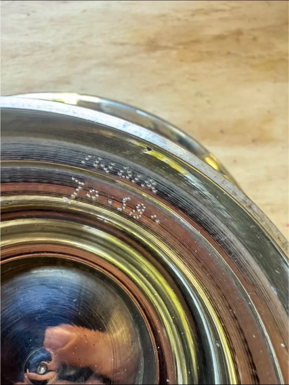 Decorative Silver Pedestal Fruit Bowl - Silver